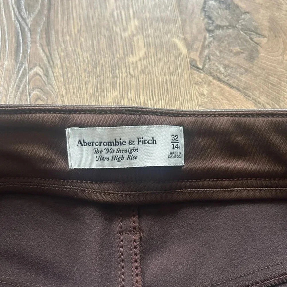 brown leather pants - Picture 3 of 5